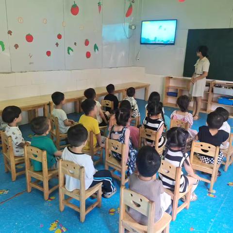 何村镇中心幼儿园及北坡分园 ‍暑假防溺水安全教育活动