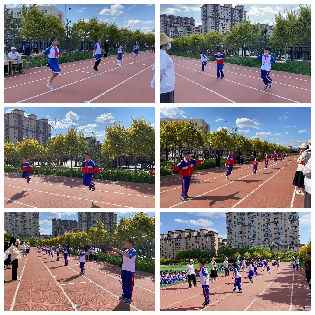 简篇-“跳”动活力,“绳”采飞扬
——德惠市第一小学跳绳比赛