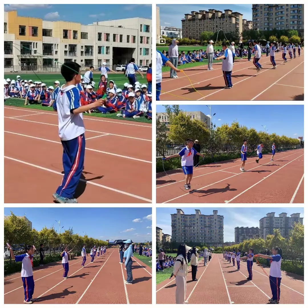 简篇-“跳”动活力,“绳”采飞扬
——德惠市第一小学跳绳比赛
