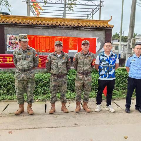 筑牢安全防线，护航民俗文化节—屯昌县枫木镇“号角”退役军人志愿服务队