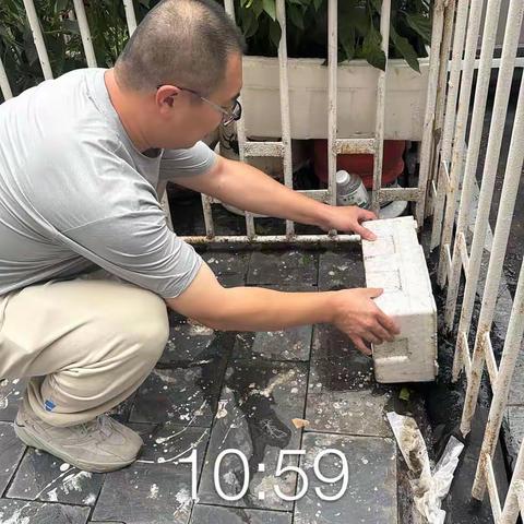 碧水园社区雨后防蚊行动 营造卫生安全居住环境