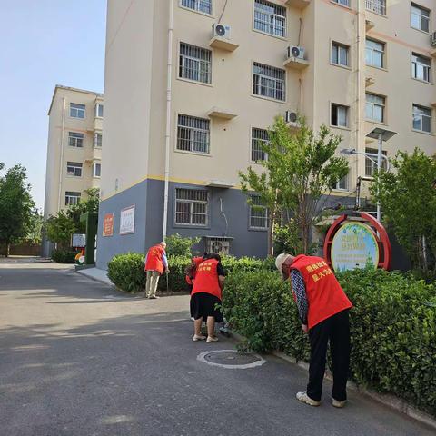 矿务局电厂社区开展清洁家园活动