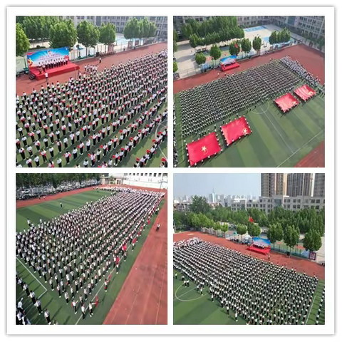 单县实验小学“学习二十大 争做好队员”单县少先队分批入队示范仪式