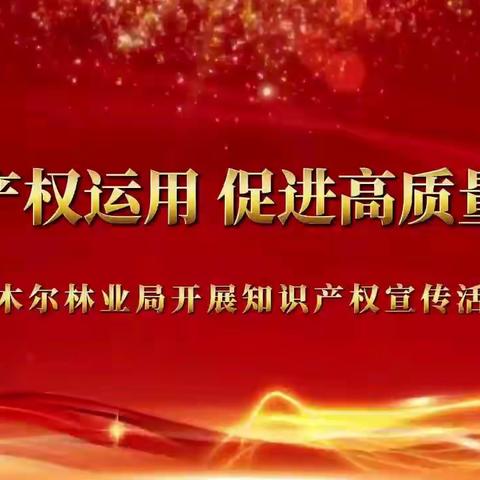 阿木尔林业局开展知识产权宣传周活动