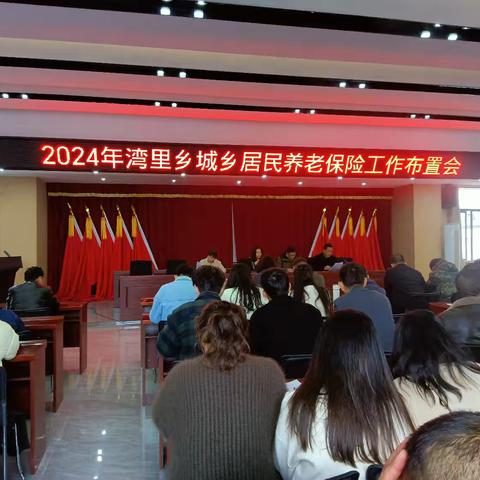 2024年湾里乡城乡居民养老保险工作布置会召开！
