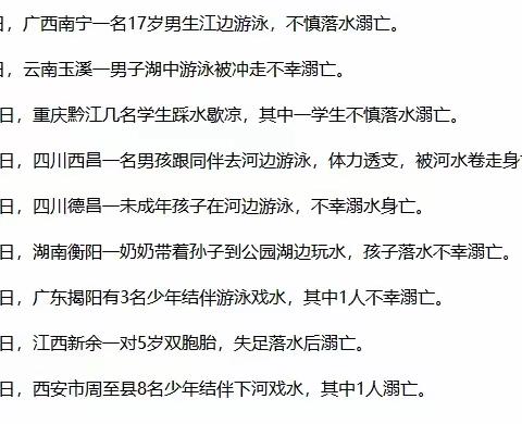 陕州中专防溺水致学生家长一封信