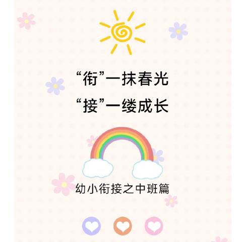 【幼小衔接】与小学衔接四大准 备之中班专项活动篇