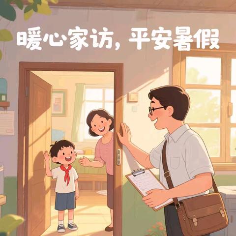 家访在路上 爱在行走间 一一龙马学校家访