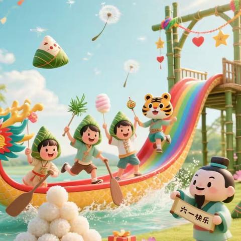 “浓情端午，童趣六一”——长塘镇现代幼儿园六一、端午双节活动！