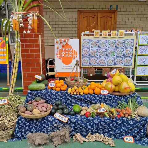“享农耕 庆丰收 乐成长” ——蒙山县西河镇中心幼儿园