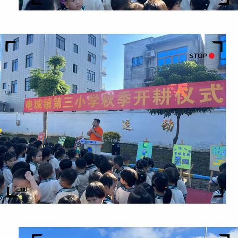 “品秋耕之时，享田趣之乐”———电城镇第三小学附属幼儿园秋季开耕仪式