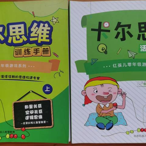 光明路幼儿园特色课程《卡尔思维》游戏幼小衔接班学期总结