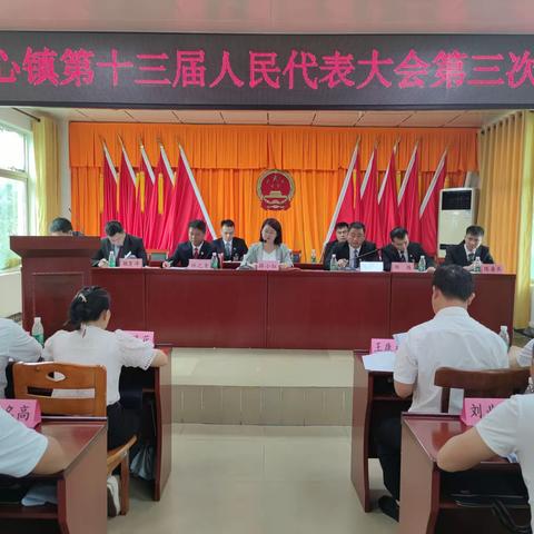 坡心镇第十三届人民代表大会第三次会议胜利召开