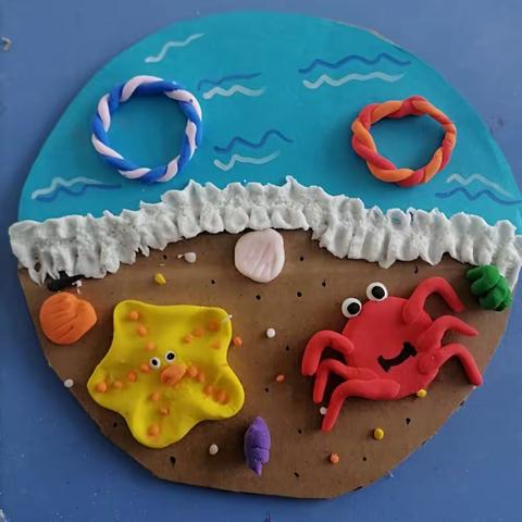 滔河乡小----《美丽的海底世界》