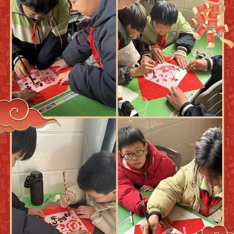 福韵童心，妙笔绘春—建设路小学东校区六年级五班