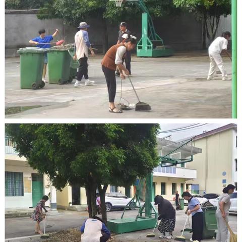 齐心协力，护航开学—芒别小学全员大扫除及开学工作部署