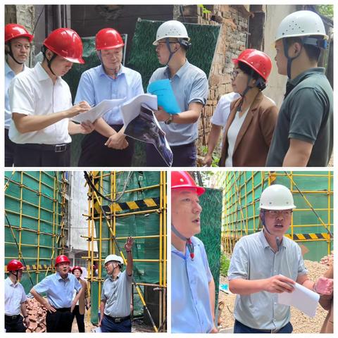 江西省分行党委书记、行长岳磊同志带队排查永叔路大楼装修现场安全隐患