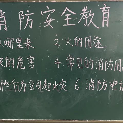 金色阳光幼儿园中三班消防安全教育简报