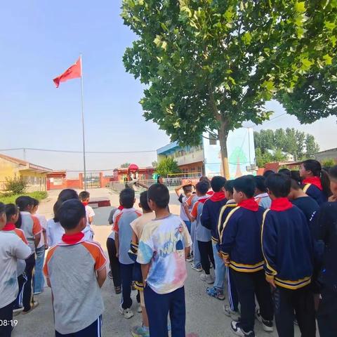 传承中华经典，争做时代少年——滑县半坡店镇刘堤小学诵读展示暨少先队入队仪式