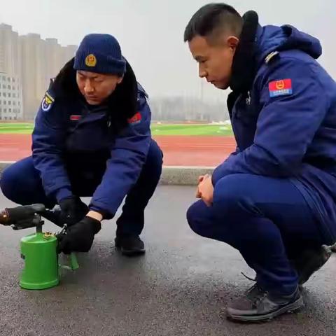 【临沂支队】厉兵秣马、枕戈待旦--双岭路特勤站组织开展低温雨雪天气下装备效能实装实战测试工作