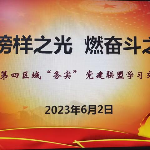 “追榜样之光，燃奋斗之焰”一一防务事业部党建工作联盟第四区域“务实”党建联盟开展学习交流活动剪影