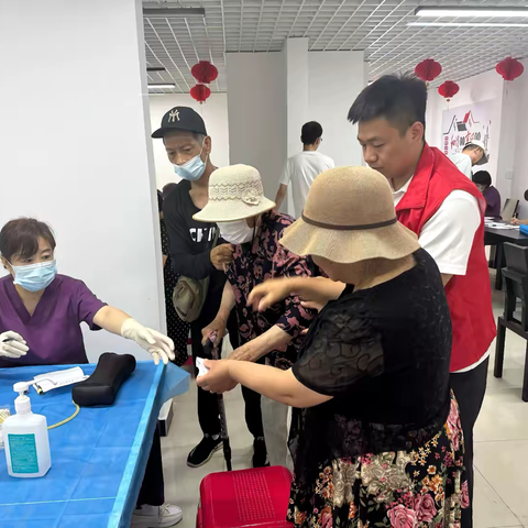 【大青街道锦绣天地社区】 ‍ “健康服务进社区  暖心关怀零距离”