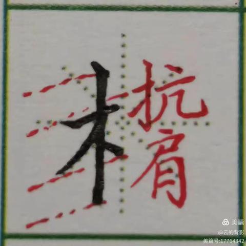 支教岛汉字书写素养62班第88周成长记录