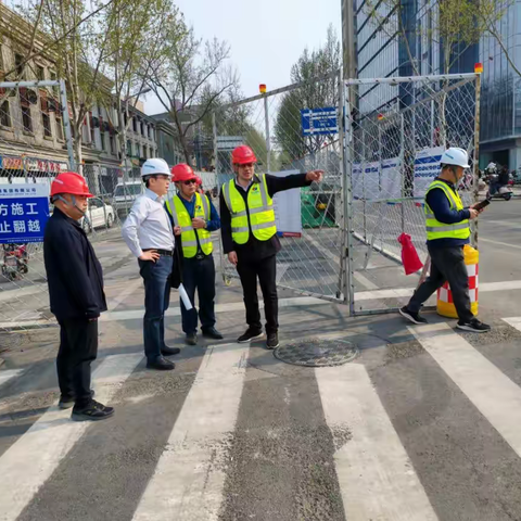 王俊胜现场督导大明湖排水分区洪家楼南路、生产路积水点改造工程建设