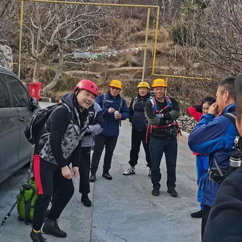 下雪前连云港九道崖全程穿越