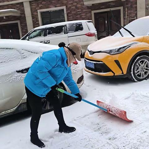 家兴机关除雪情况的通报