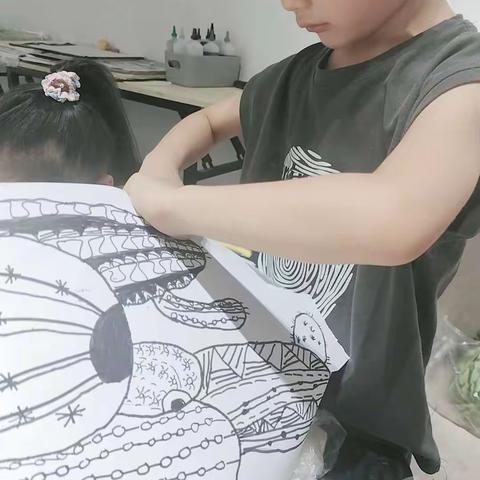 彩虹画室2023暑假绘画班第7课总结