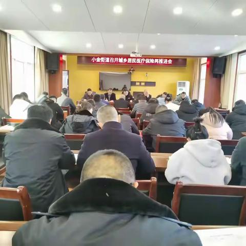 小金街道退役军人志愿者助力街道医保征收攻坚工作