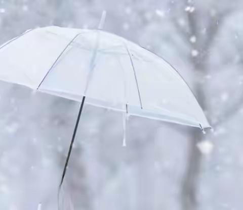 ☔下雪啦