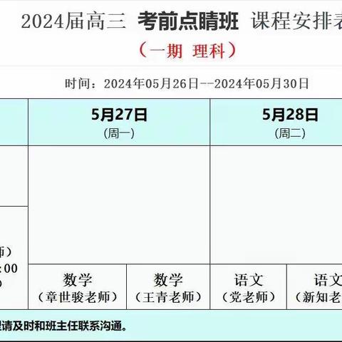 2024届高考点睛班!--最后一剂定心丸