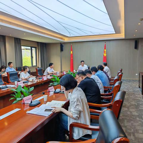 蒋阳副主任主持召开未入库项目工作推进会议