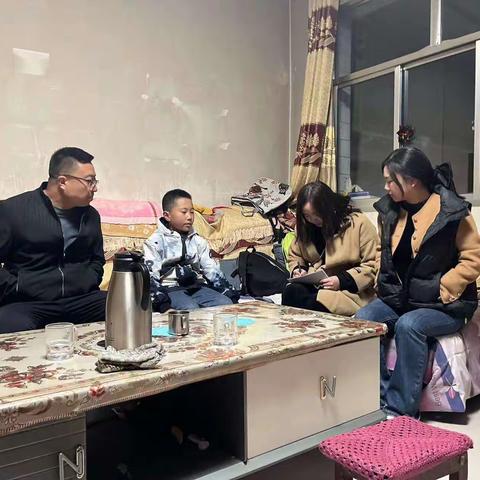 “家访在路上，爱在行走间”——马峡镇中心小学贫困学生和校外租房家庭大走访活动