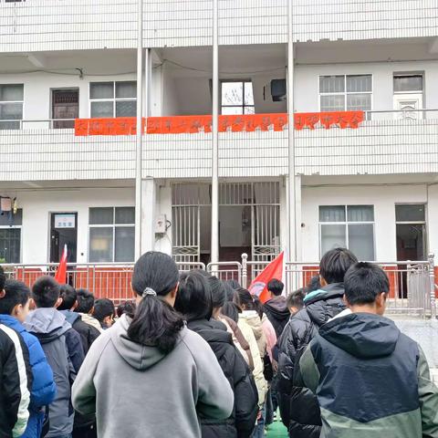 丫江桥镇大桥中学春季开学典礼暨中考百日誓师大会纪实