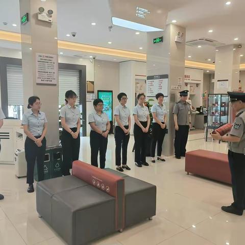 【晋江分行安海支行】开展“人人讲安全，个个会应急”安全生产月活动