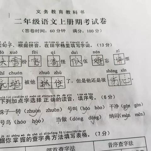 趣 味 无 纸 笔     无 墨 润 花 香 ——文昌市树芳小学2023年秋季低年级期末无纸化测评