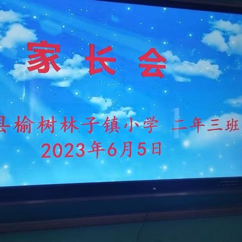 共育花开，相约未来——榆树林子镇小学春季家长会活动纪实