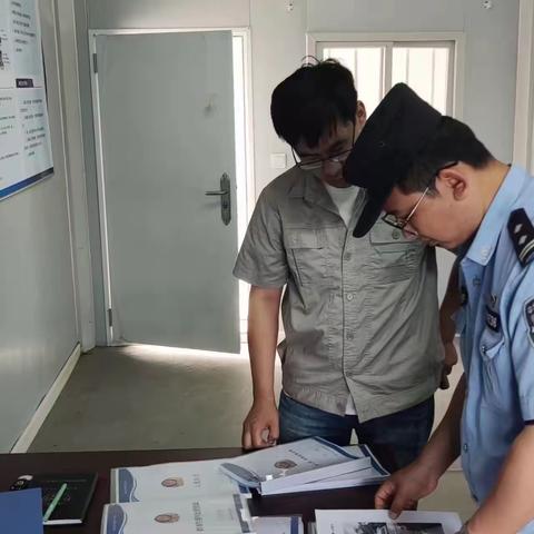 东关派出所参加西关水厂输水管线工程临时党支部会议