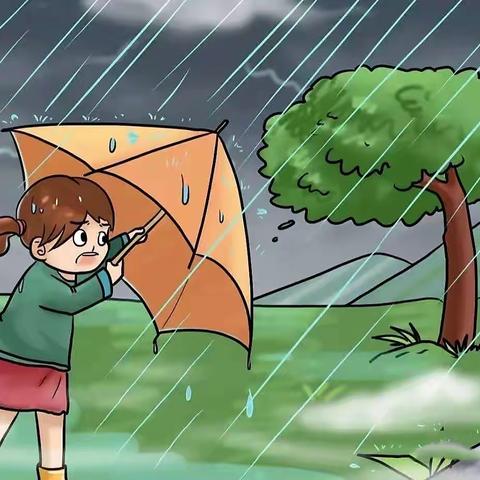 【温馨提示】暴雨来袭，注意安全——均溪温镇幼儿园暴雨天气温馨提示