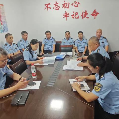 市交通运输综合执法支队碑林大队召开“双节”安全监督工作部署会议