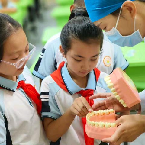 爱护牙齿，从小做起——海港区桥东里小学爱牙日主题活动
