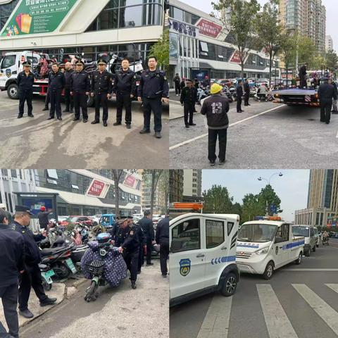 为道路“减负”，联合出击开展非机动车停放秩序治理工