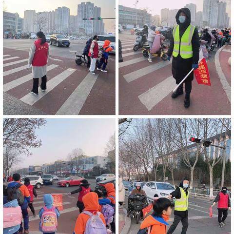 家长志愿护学，助力平安校园—金海岸小学三（12）志愿互学活动