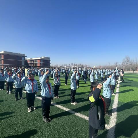 西流河镇第一小学冬季运动会