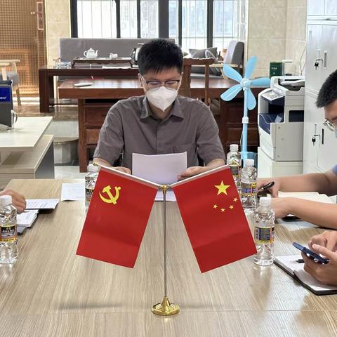 海南开创自然资源开发有限公司召开党的理论学习中心组学习会