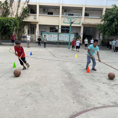 “运动展风采，运球我在行”—蔓耗小学趣味运球接力比赛