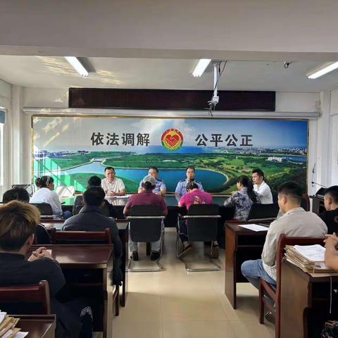 龙泉司法所组织社矫对象警示教育学习